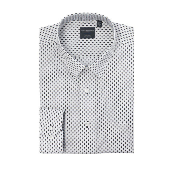 Leo Chevalier Mens Hidden Button No Iron LS Shirt