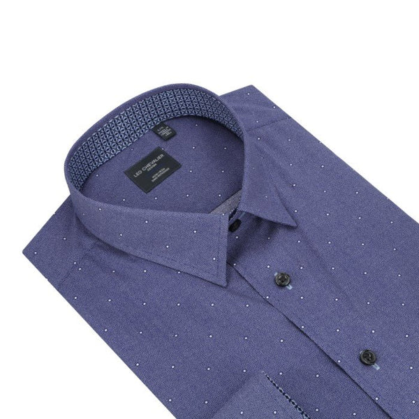 Leo Chevalier Mens Hidden Button No Iron LS Shirt