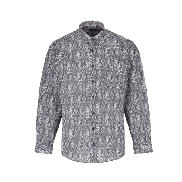 Leo Chevalier Mens Hidden Button No Iron LS Shirt