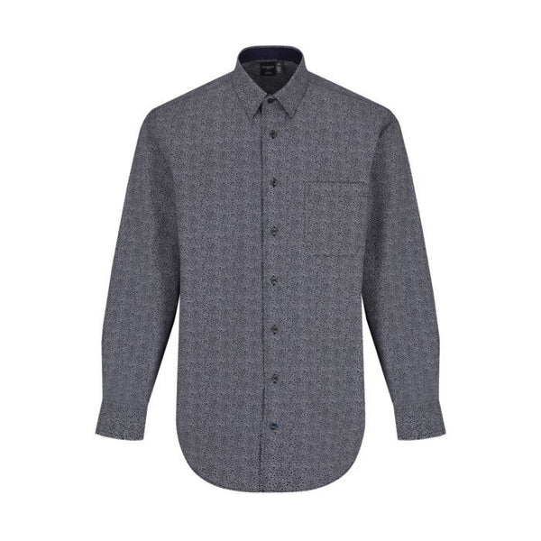 Leo Chevalier Mens Hidden Button No Iron LS Shirt