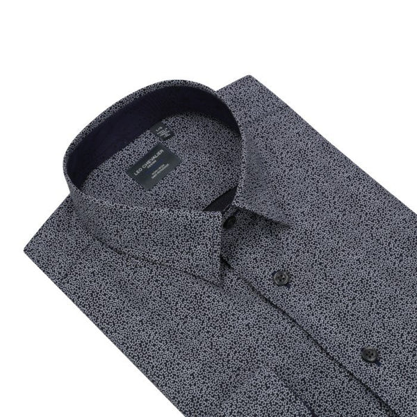 Leo Chevalier Mens Hidden Button No Iron LS Shirt