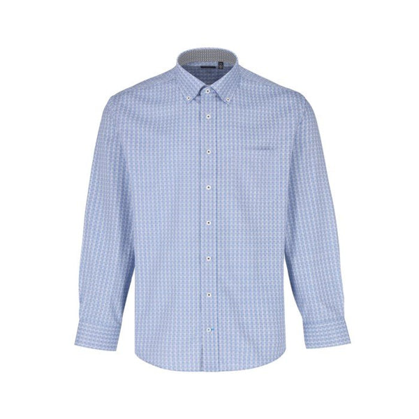 Leo Chevalier Mens Hidden Button No Iron LS Shirt