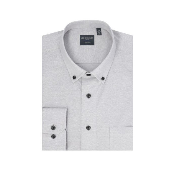 Leo Chevalier Mens Hidden Button No Iron LS Shirt