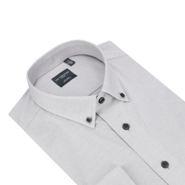 Leo Chevalier Mens Hidden Button No Iron LS Shirt