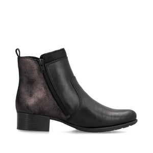 Rieker Ladies Black Sariana Lined Boot