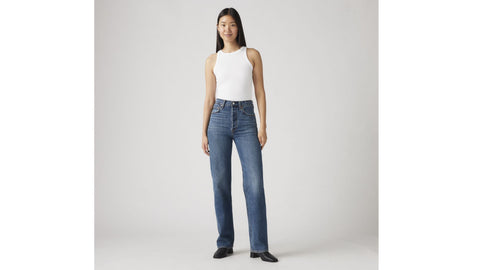 Levi Ladies Valley View Ribcage Full Length Jeans