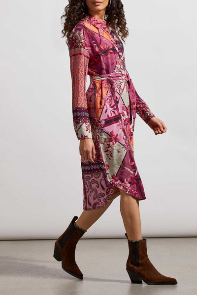 Tribal Ladies Combo Print Shirt Dress