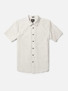 Volcom Mens Off White Date Knight Shirt