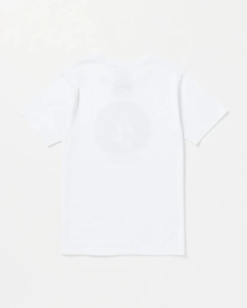 Volcom Mens White Circle Stone SS Tshirt