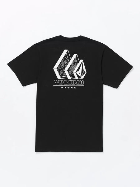 Volcom Mens Black Repeater SS Tshirt