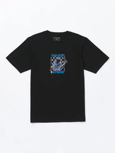 Volcom Mens Black Thundertaker SS Tshirt