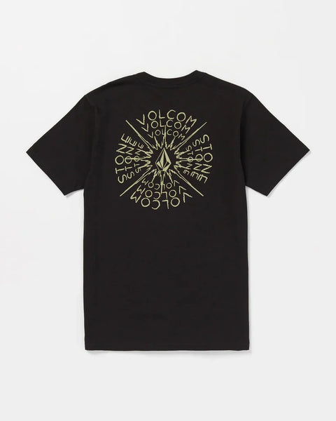 Volcom Mens Black Spiraling SS Tshirt