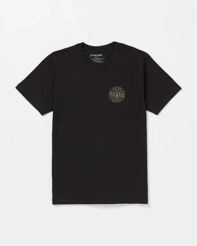 Volcom Mens Black Spiraling SS Tshirt