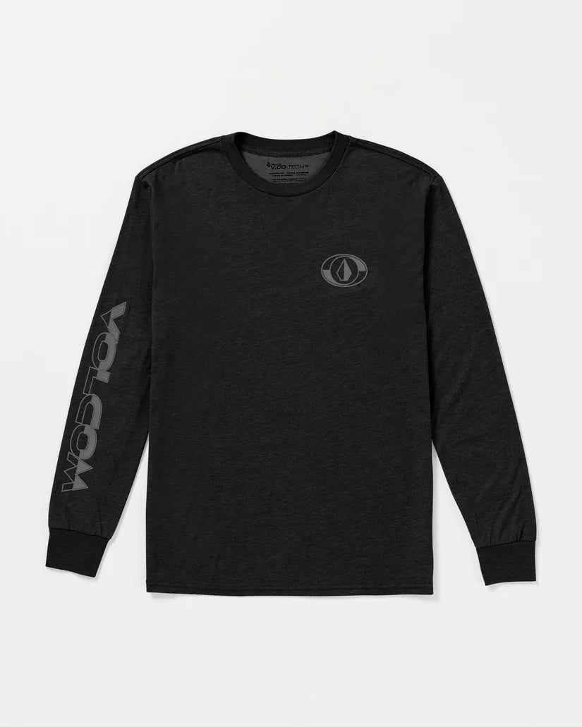 Volcom Mens Black Divided Tech LS Shirt