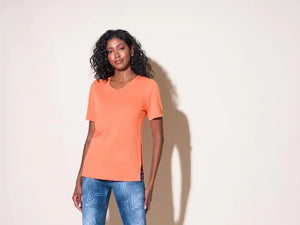 Alison Sheri Ladies Orange Tshirt