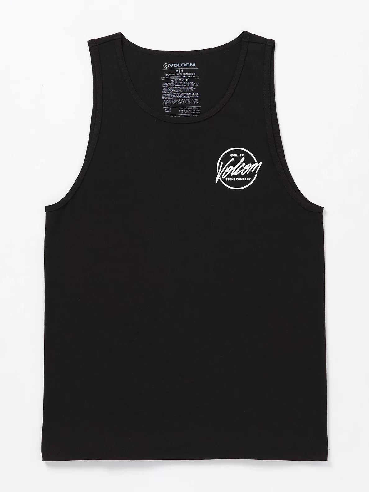 Volcom Mens Black Surfwax Tank