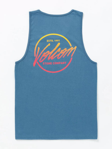 Volcom Mens Dark Blue Surfwax Tank