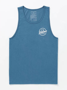 Volcom Mens Dark Blue Surfwax Tank