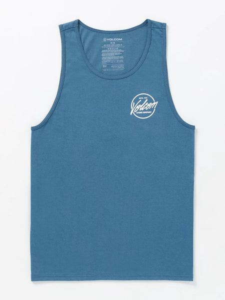 Volcom Mens Dark Blue Surfwax Tank