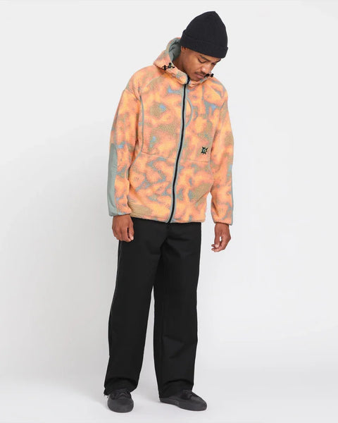 Volcom Mens Tigerlily Iguchi Zip Fleece