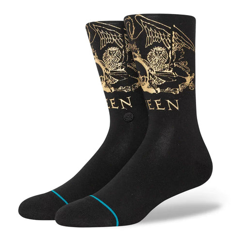 Stance Mens Queen Black Infiknit Crew Socks