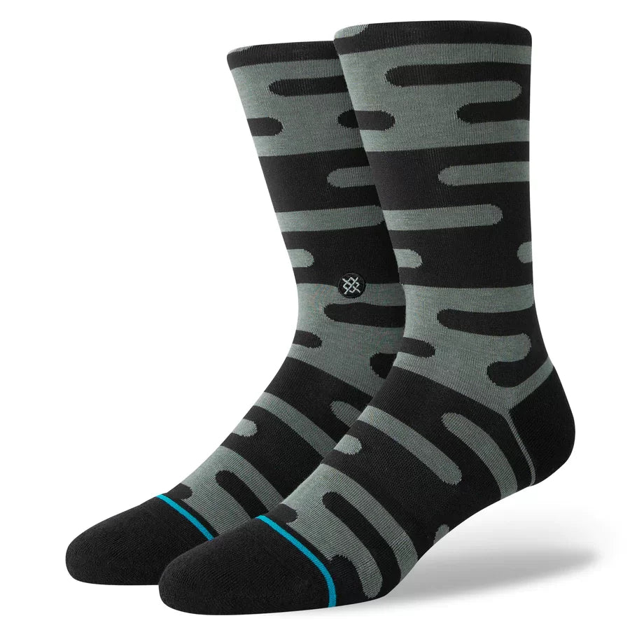 Stance Mens Lindgren Black Crew Socks