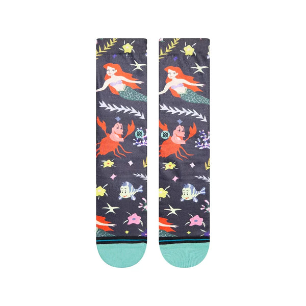 Stance Mens Disney Ariel Teal Crew Socks