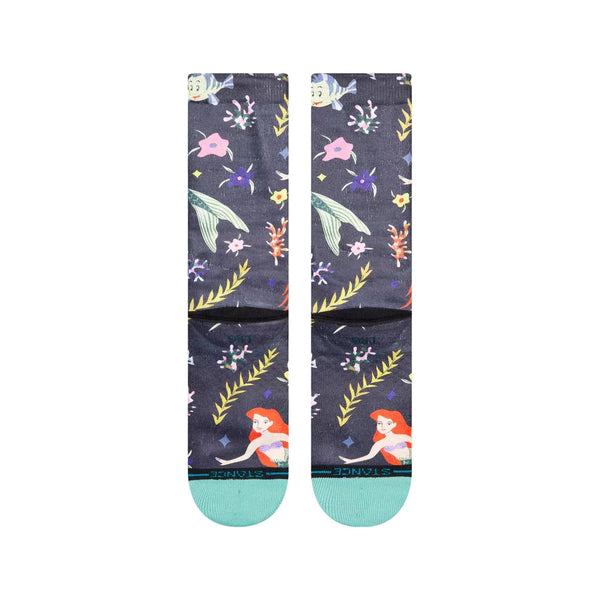 Stance Mens Disney Ariel Teal Crew Socks