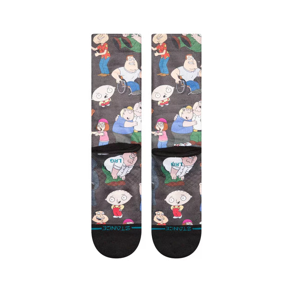 Stance Mens Family Guy Black Crew Socks