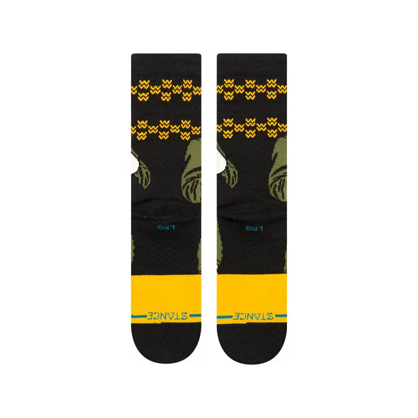 Stance Mens Infiknit Elf Smilings My Favourite Black Crew Socks