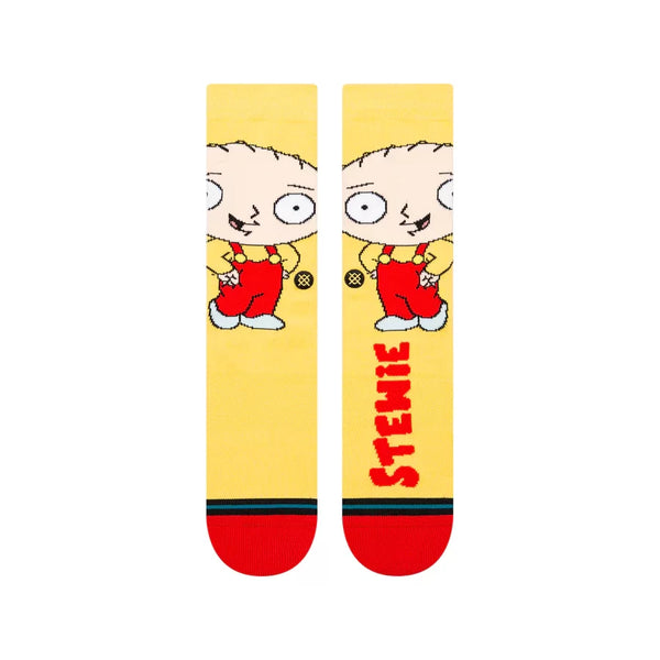 Stance Mens Family Guy Stewie Yellow Crew Socks