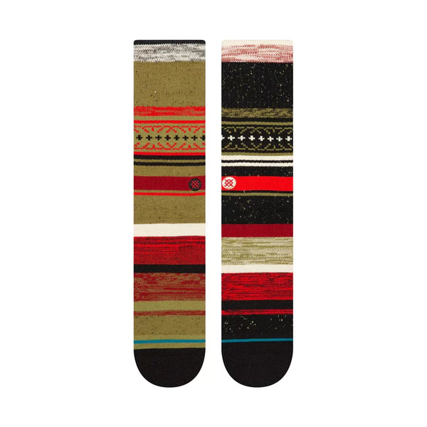 Stance Mens Infiknit Merry Merry Red Crew Socks