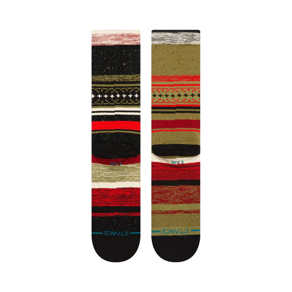 Stance Mens Infiknit Merry Merry Red Crew Socks