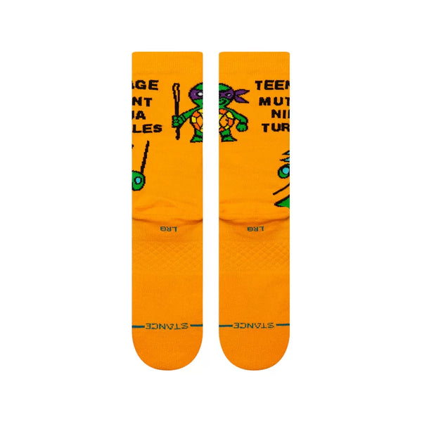 Stance Mens Infiknit Tubular Yellow Crew Socks