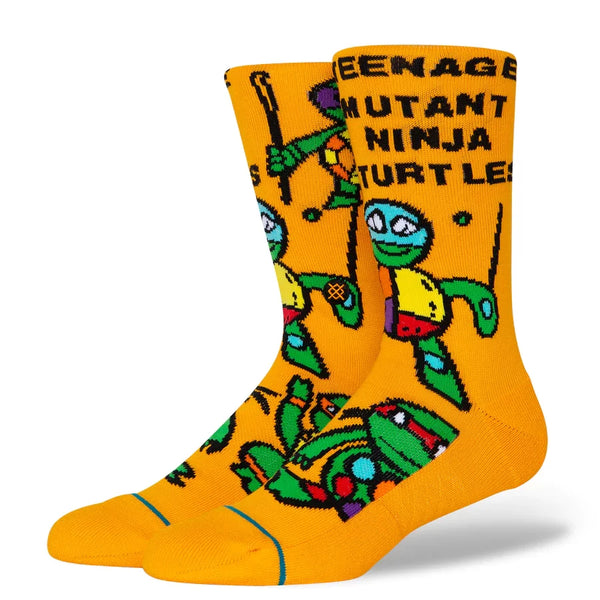 Stance Mens Infiknit Tubular Yellow Crew Socks