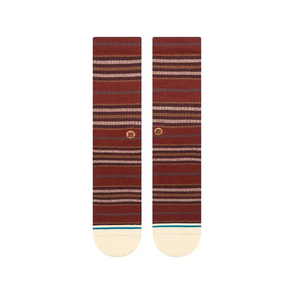 Stance Mens Butterblend infiknit Wilfred Maroon Crew Socks