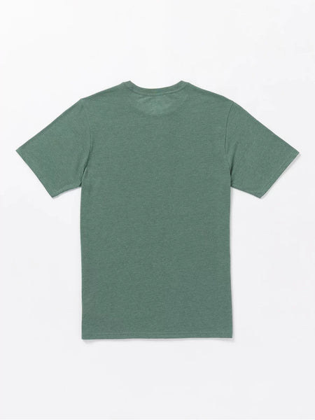 Volcom Mens Fir Green Stone Liner SS Tshirt