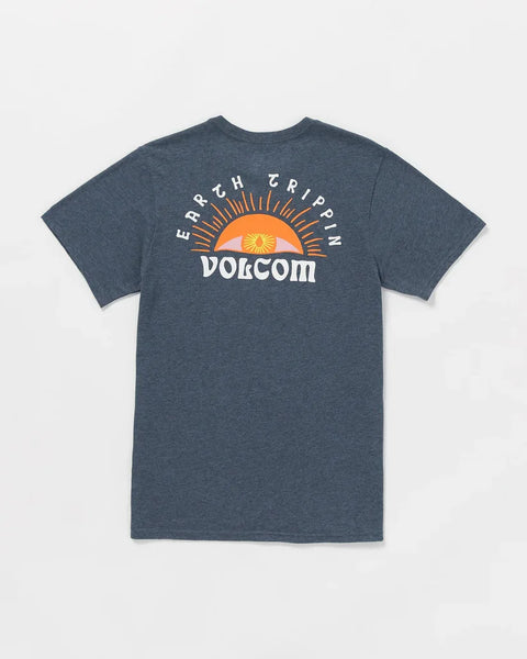 Volcom Mens Navy Heather Sunshiney Daze SS Tshirt