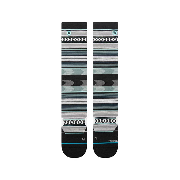 Stance Mens Baron Snow Freshtek w/Infinkit Teal Crew Socks