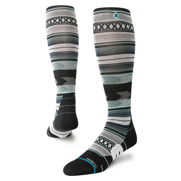 Stance Mens Baron Snow Freshtek w/Infinkit Teal Crew Socks