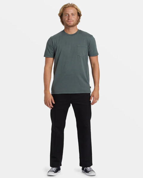 Billabong Mens Slate Green Essential SS Tshirt