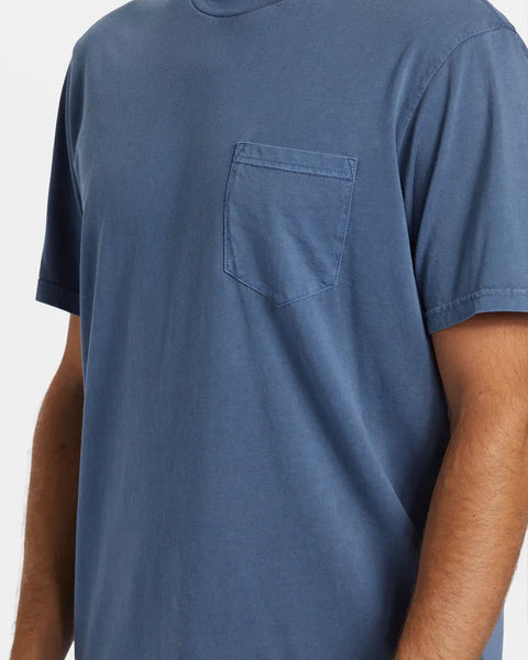 Billabong Mens Slate Blue Essential SS Tshirt