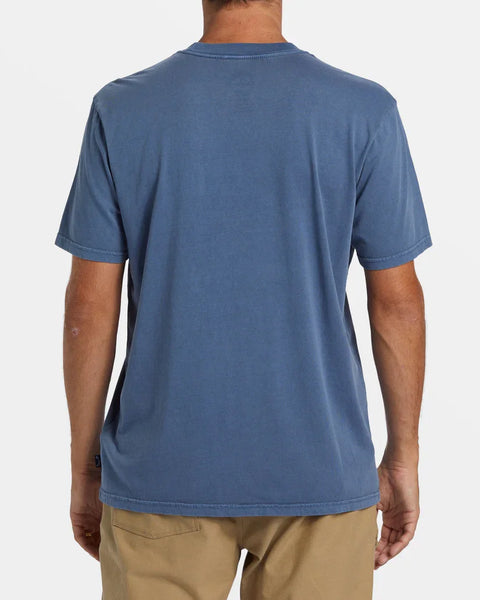 Billabong Mens Slate Blue Essential SS Tshirt