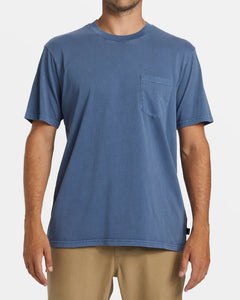 Billabong Mens Slate Blue Essential SS Tshirt