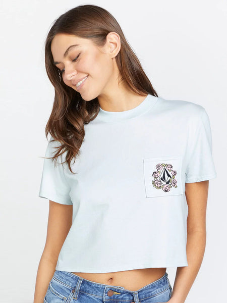 Volcom Ladies Chlorine Pocket Dial Tshirt