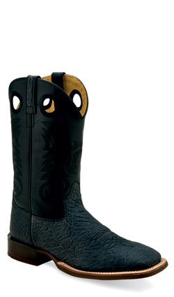 Old West Mens BSM1898 Black Square Toe Cowboy Boot