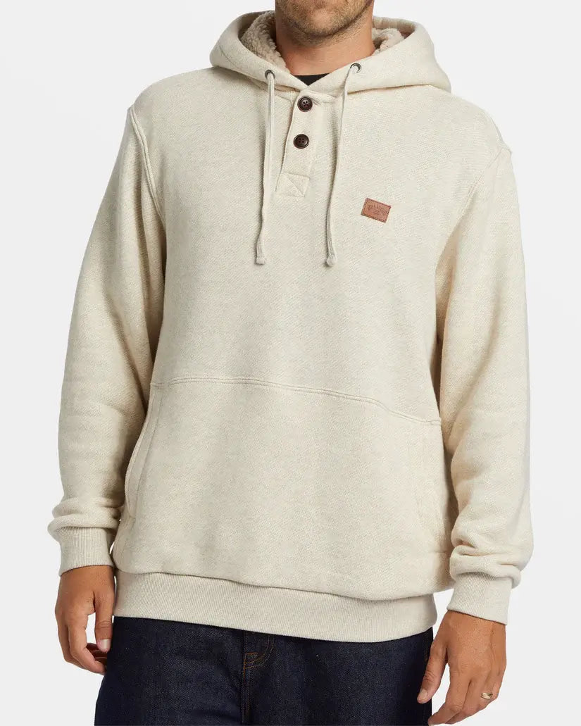 Billabong Mens Oatmeal Heather Hudson Pullover