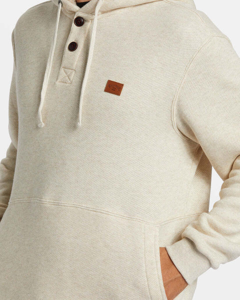 Billabong Mens Oatmeal Heather Hudson Pullover