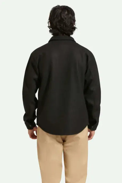 Brixton Mens Black Durham Felted Stretch Jacket