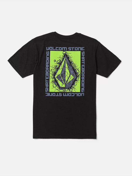 Volcom Boys Black Stone Breakage SS Tshirt